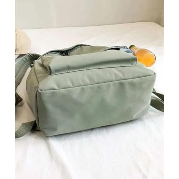 rayihni UnisexS Casual Daypack For Travel Classic Foldable Daily Standard Backpack Wbag54 Green - Image 3