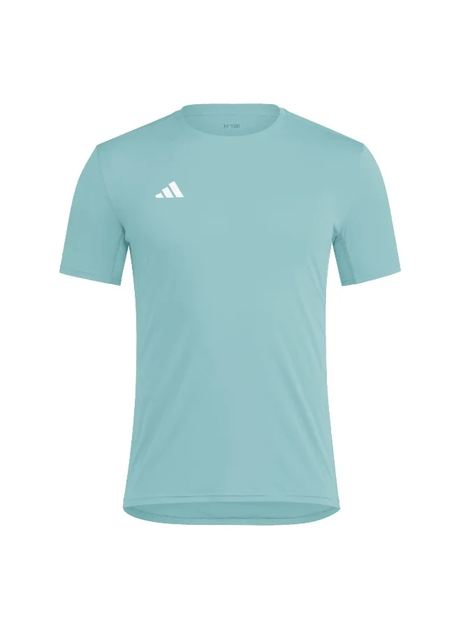 Adidas Adidas Adizero E Tee Turquoise T-Shirt (Short Sleeve) T-Shirts For Men
