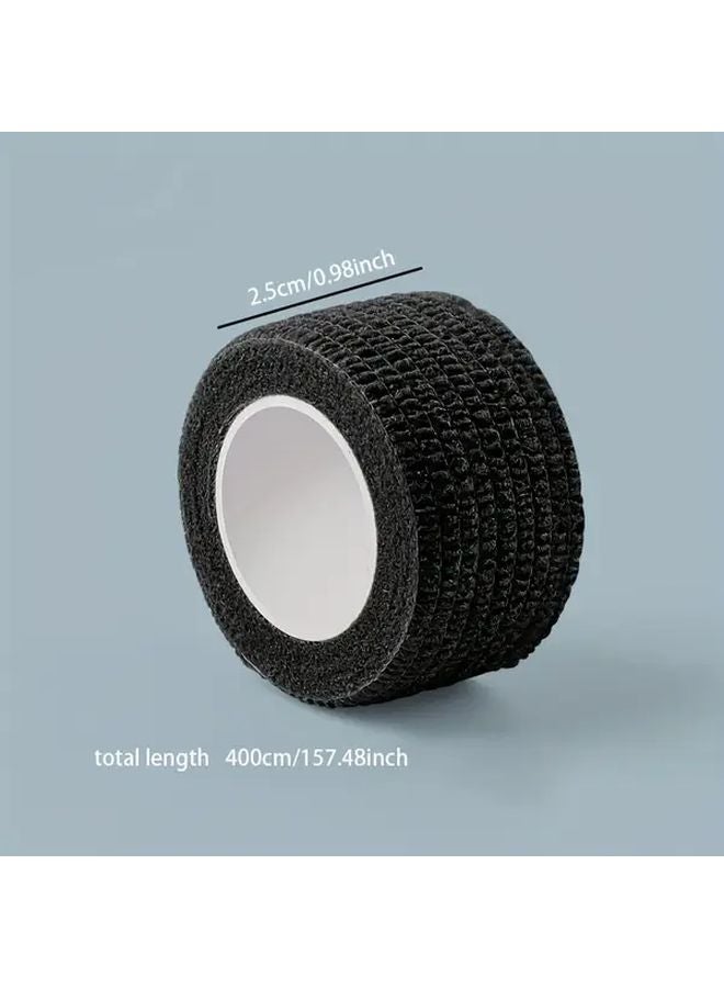 2Pcs Black Polyester Headphone Headband Protective Tape Anti Aging Repair Strips - Image 4