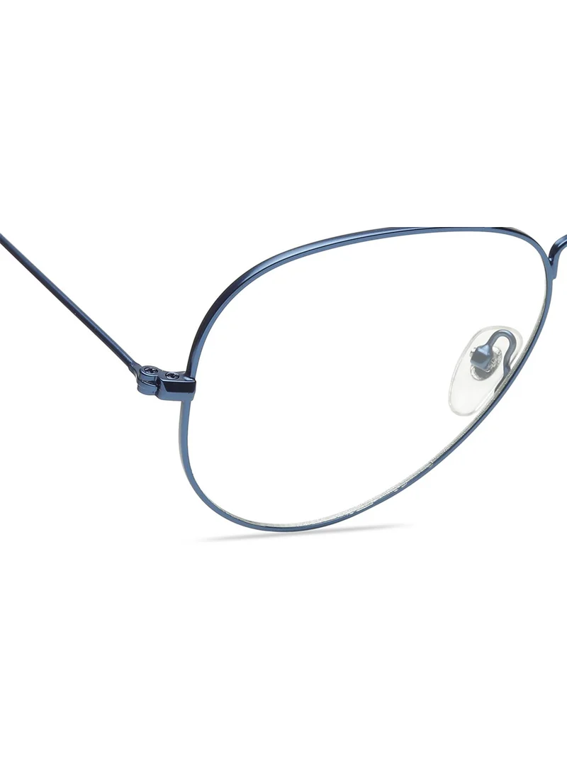 fastrack Blue Aviator  Rimmed Eyeglasses