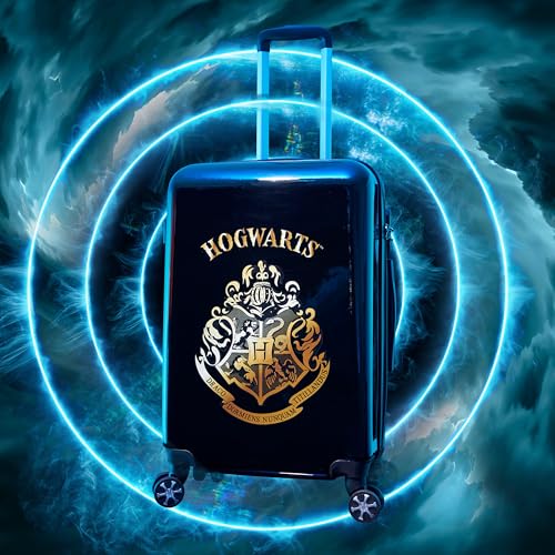 Harry Potter Suitcase for Kids Teens Hogwarts Hard Shell Luggage Rolling Suitcase 4 Wheels Travel Essentials Vacations Trips (M/L26”xW16.5”, 60L, Black) - Image 2