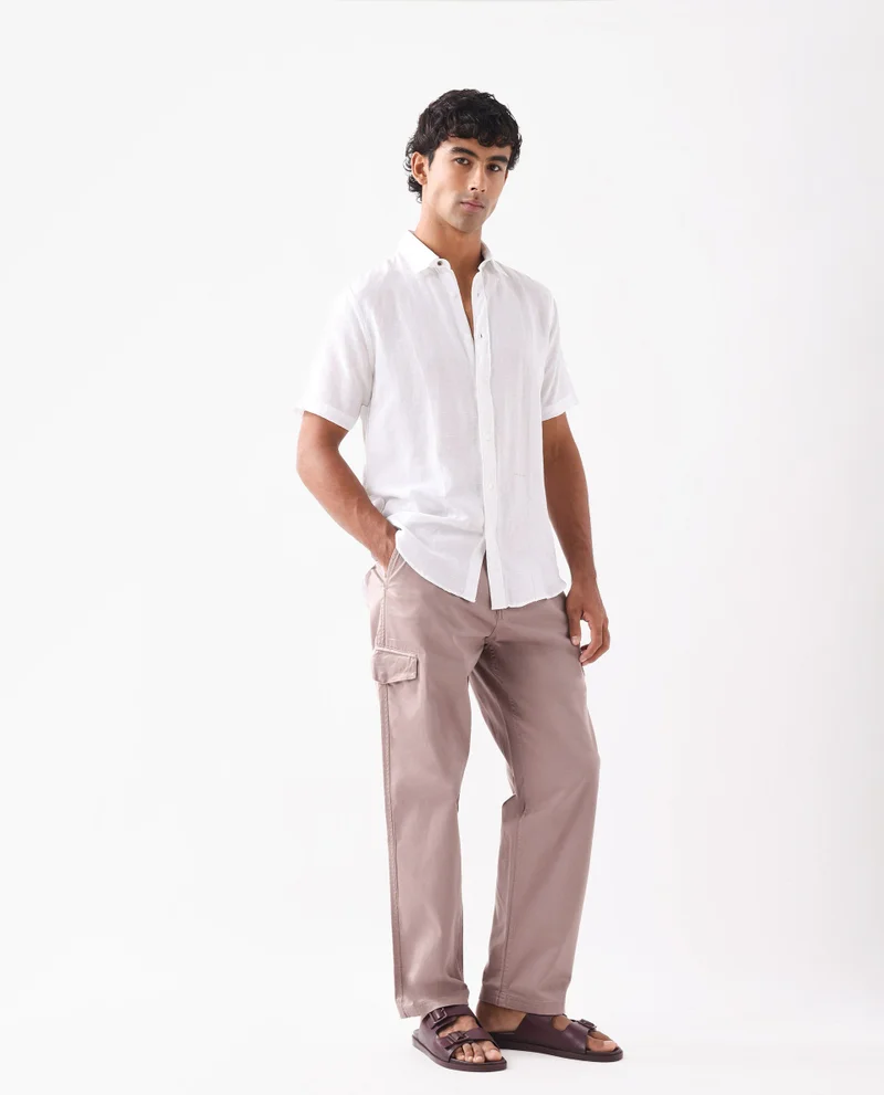Rare Rabbit Men's Regular Fit Cargo Trouser