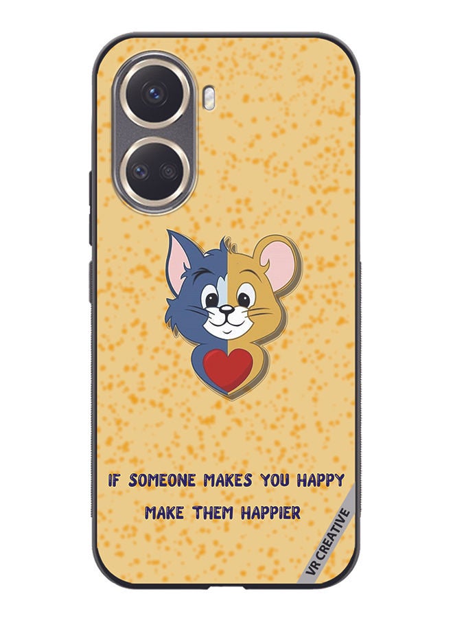 VR CREATIVE Protective Case Cover For Huawei Nova 10 SE Tom Jerry Design Multicolour - Image 1