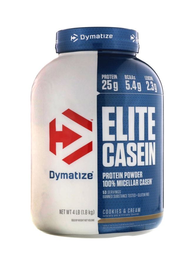 Elite Casein Protein Powder - Cookies And Cream