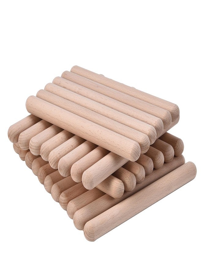 Mihey 32 علبة عصي الإيقاع، 8 بوصة خشبية موسيقية لومي ستكس للأطفال - Image 1