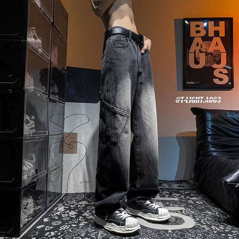 Unisex Casual Daily Denim Jeans - Image 1