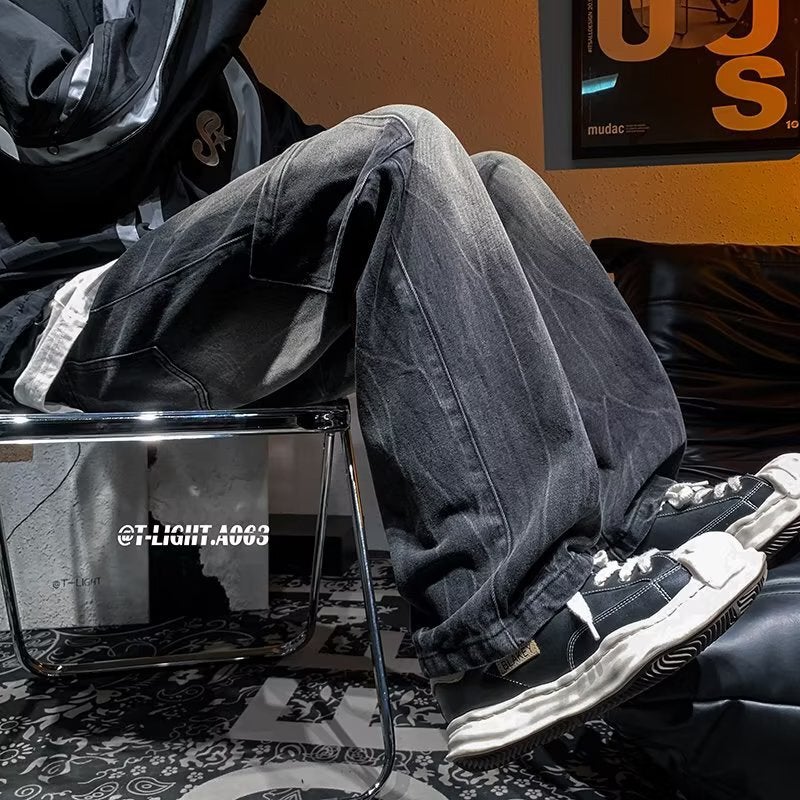 Unisex Casual Daily Denim Jeans - Image 3