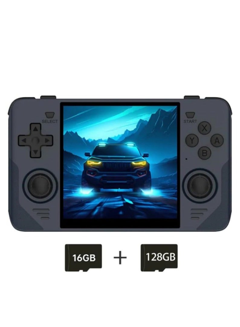 Powkiddy RGB30 Handheld Game Console 4.0 inch Pro Retro Games Consoles Classic Video Games System Built-in Rechargeable Battery Gaming Consoles (Blue, 128G) - Image 1