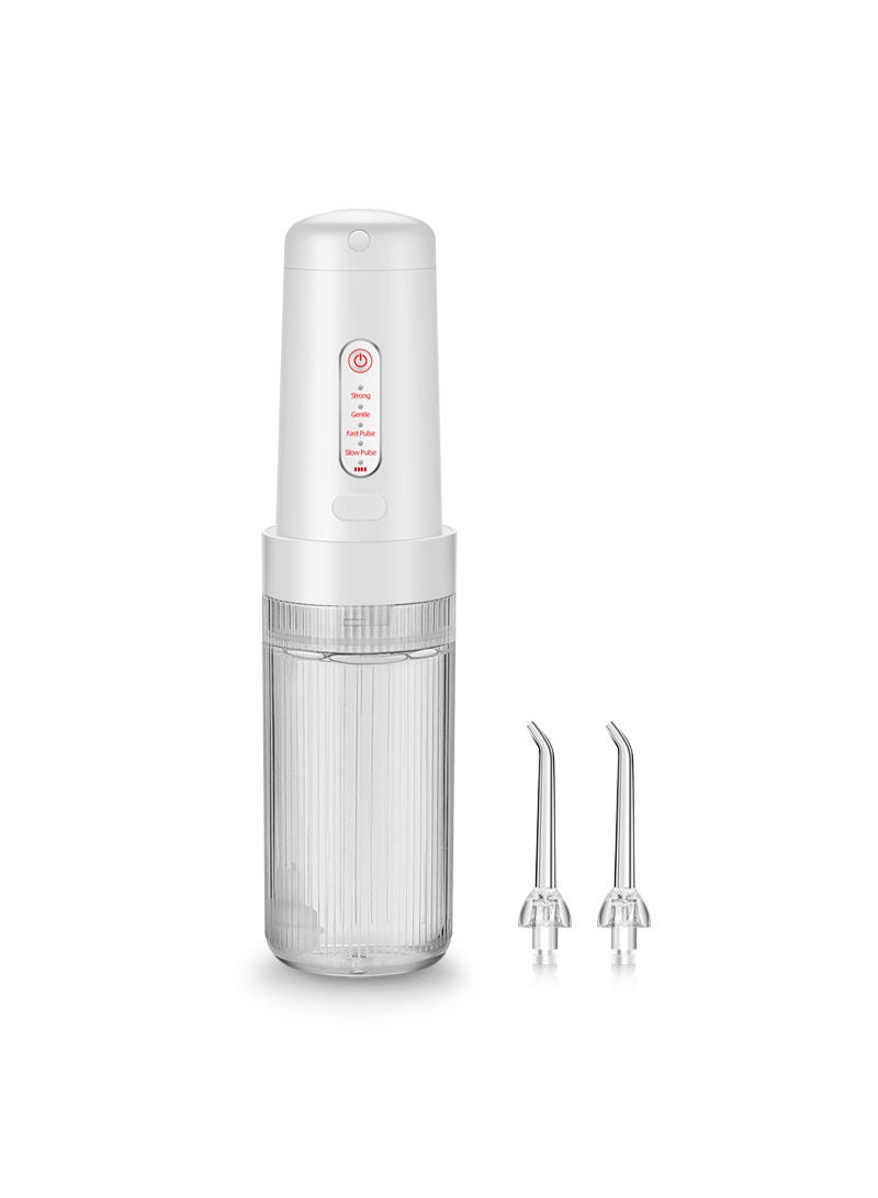 Sharpdo Water Flossing Dental Oral Irrigator-200ml Portable and Rechargeable IPX5 Waterproof manyModes Water Cordless Flosser Teeth Cleaner for Travel & Family - Image 1