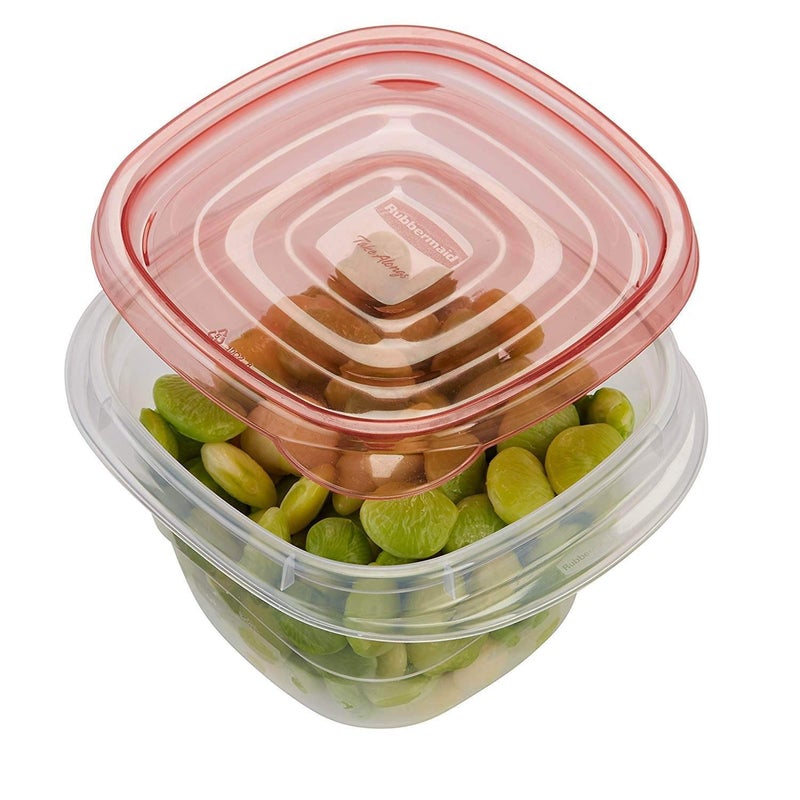 Rubbermaid TakeAlongs Assorted Food Storage Containers, Tint Chili, 40-Piece Set - Image 5