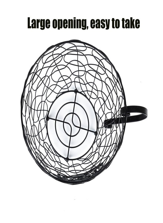 Agirlvct Coffee Pod Holder, Super Large Capacity Capsule Basket for KCup, XL Metal K Cup Storage,Coffee Bar Organizer for Kitchen Dinning Room Office Home Cafe Hotel (Black) - Image 2