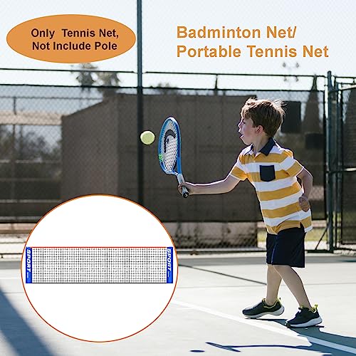 Ragyzity Badminton Pickleball Net, Polyester Badminton Net Replacement, Kids Adult Volleyball Training Net for Tennis, Volleyball, Only Tennis Net,No Include Pole (5.1m) - Image 2