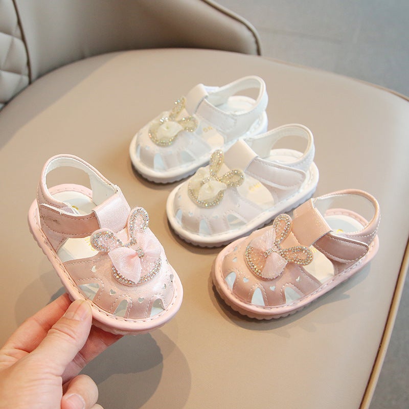 A Generation Of Baby Cute Sandals 2023 Girls Shoes 0-2 Years Old Children Baby Breathable Toddler Shoes - Image 2