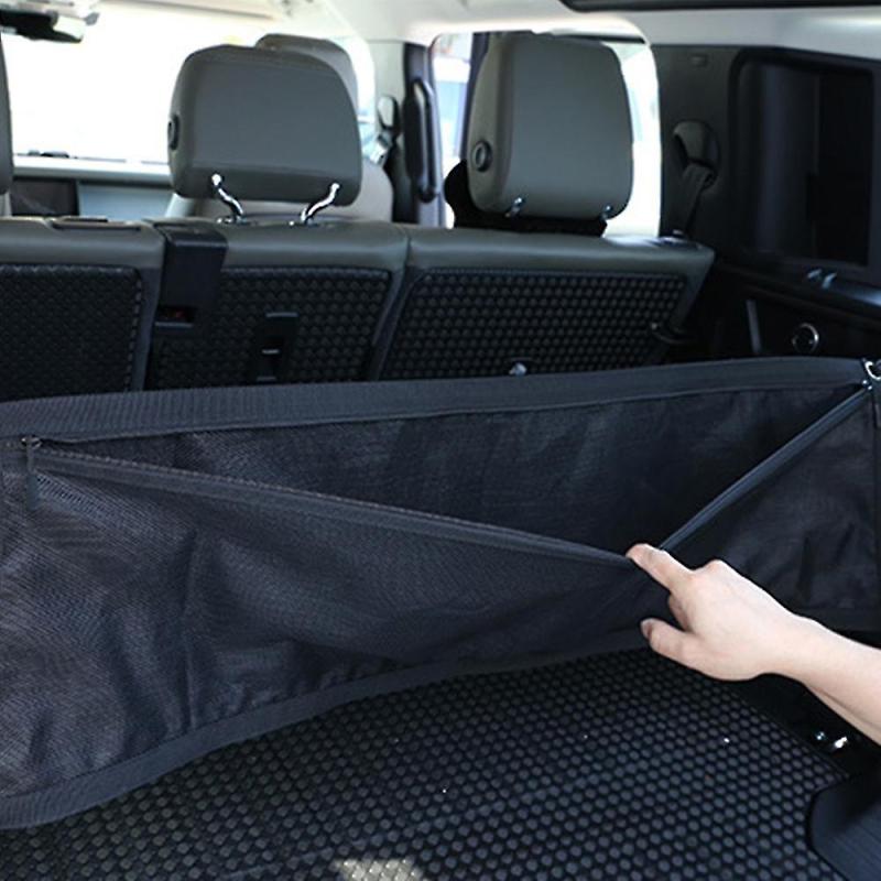 Trunk Organizer: Black Mesh Material - Durable Construction Car Storage for Land Rover Defender 110 2020 Vehicle Accessory - Image 4