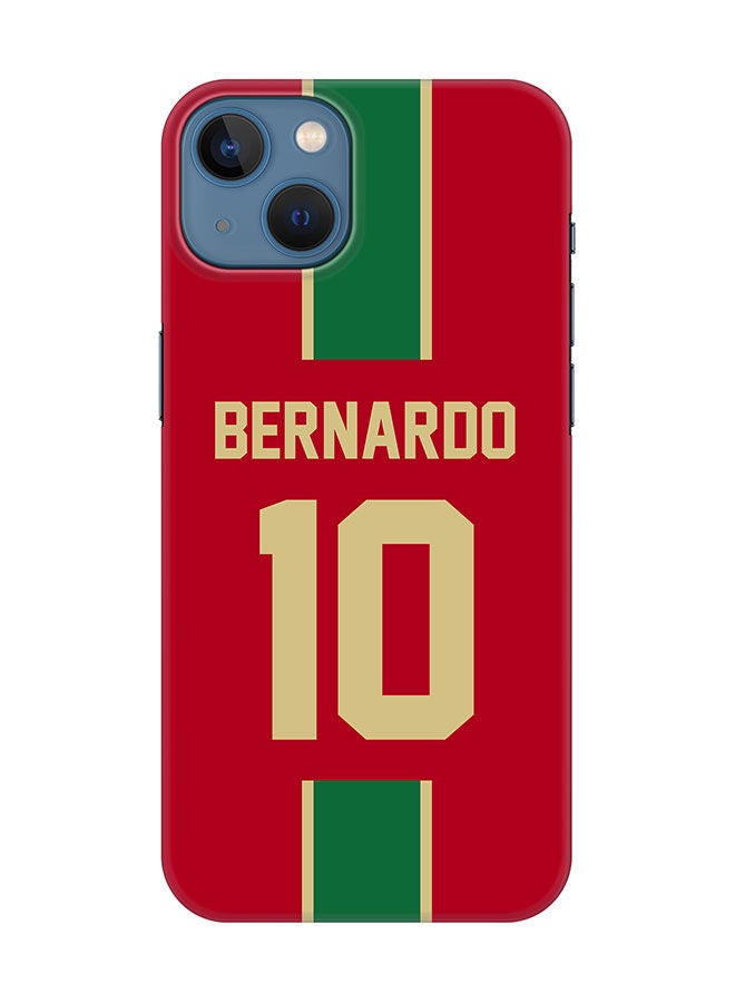 Stylizedd Slim Cover for Apple iPhone 14 Case Snap Classic Series Mobile Cover Hard PC Shield Matte Finish Print -Portugal-Player-Bernardo - Image 1