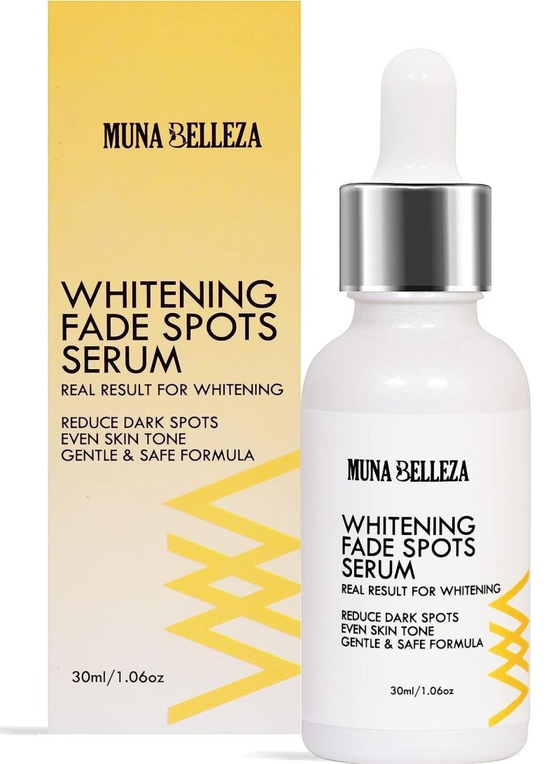 Muna Belleza Dark Spot Serum with Niacinamide & Collagen - Brightens Uneven Skin Tone & Reduces Sun Spots, Natural Formula for All Skin Types - Pack 2 - Image 2