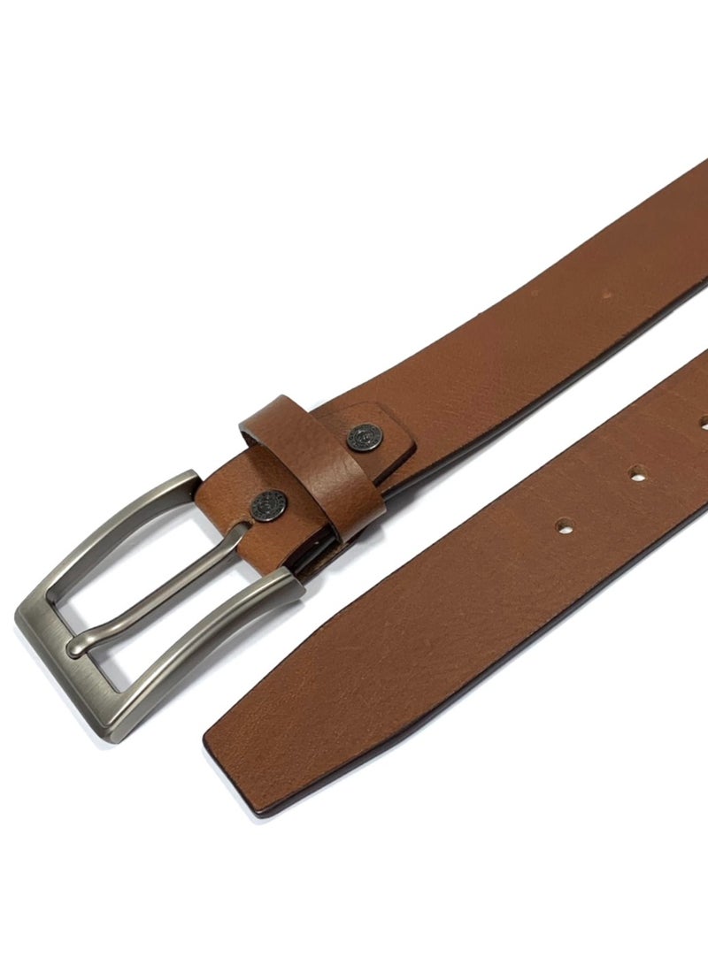 Classic Milano Genuine Leather Belt Men - Semi-Casual Men's Belts & Party Wear Belts for men, Casual Outfits Man Belt, Gifts - Men’s Leather Belt for Men - Image 2