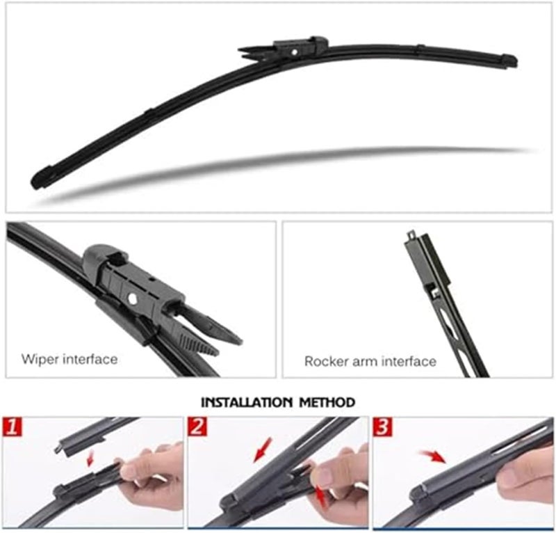 Wivplex Car Front Wiper Blades for Volvo XC70 - Image 2