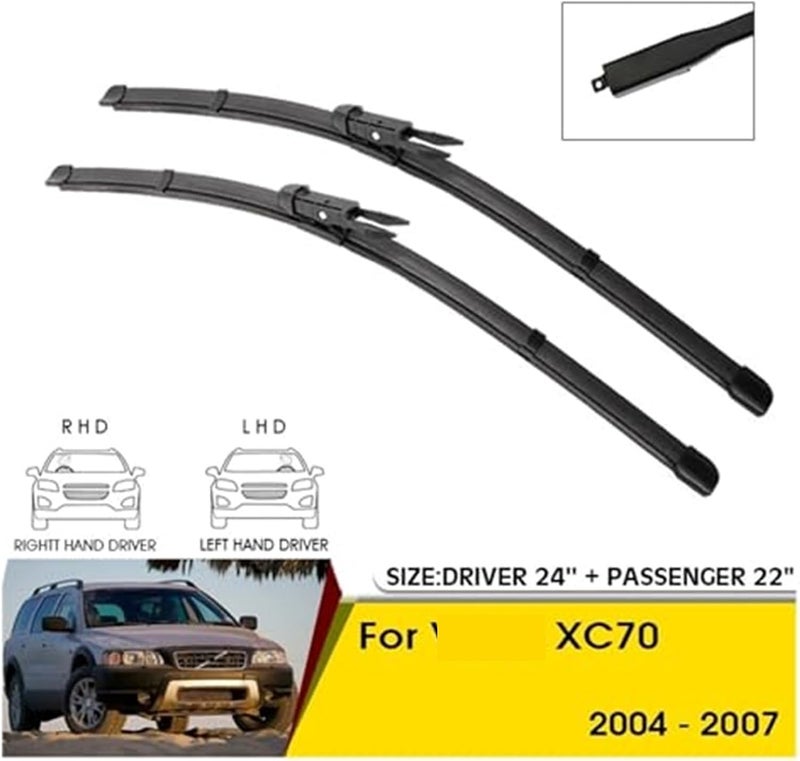 Wivplex Car Front Wiper Blades for Volvo XC70 - Image 5