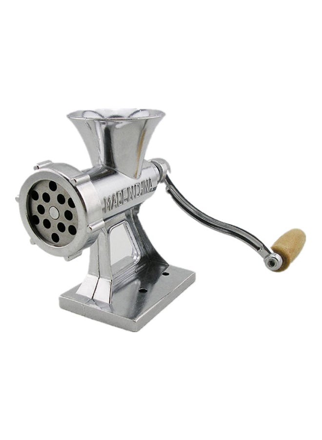 Manual Meat Grinder Silver 16x8x16cm - Image 1