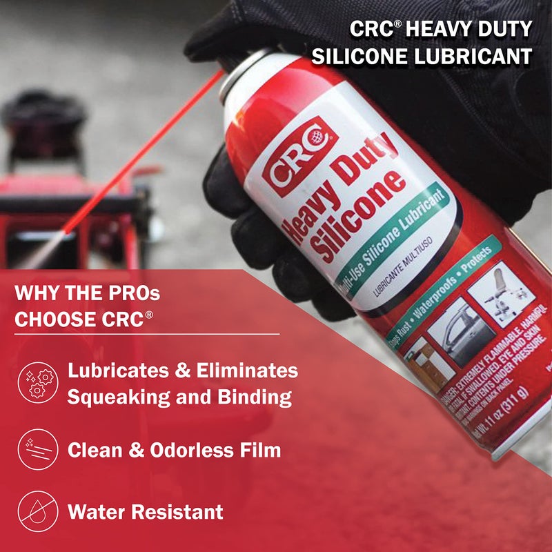 CRC 05074 Heavy Duty Silicone Lubricant - 7.5 Wt Oz.