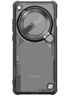 General Case Compatible with OPPO Find X7 Ultra, Transparent Clear Case Camera Lens Privacy Protection Folding Stand, Shockproof Protective Cover for OPPO Find X7 Ultra  - Image 2