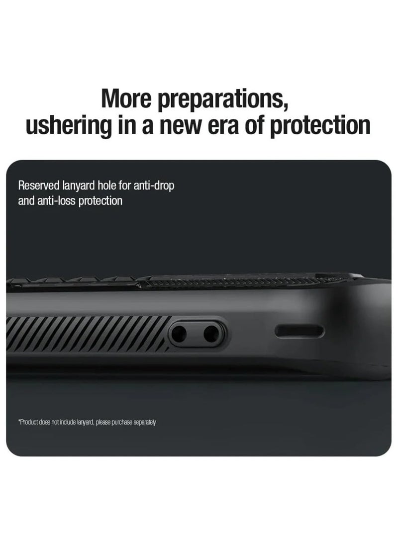General - Case Compatible with OPPO Find X7 Ultra, Transparent Clear Case Camera Lens Privacy Protection Folding Stand, Shockproof Protective Cover for OPPO Find X7 Ultra - Image 1
