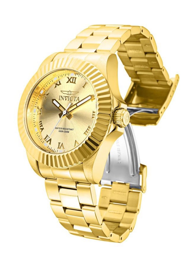 Invicta ساعة يد للرجال 16739 برو دايفر بعرض تناظري سويسري كوارتز ذهبية، ستانلس ستيل، 44 مم، 16739 - Image 4