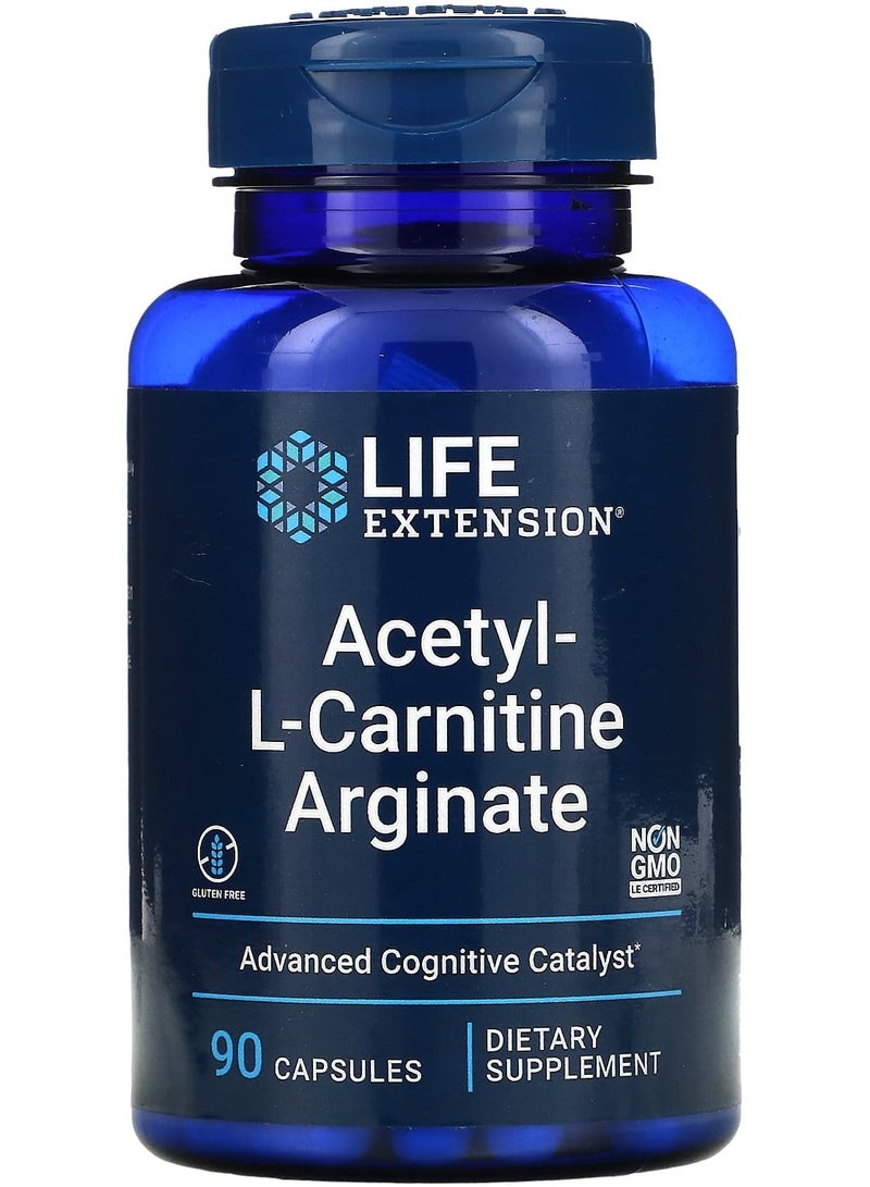 Acetyl-L-Carnitine Arginate, 90 Capsules