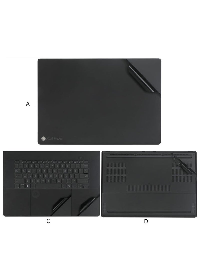 عام ملصق حماية متوافق مع لابتوب أسوس بروآرت P16 2024 طرازات H7606 وH7606W مقاس 16 بوصة، فيلم ثلاثي الجوانب مقاوم للخدوش - يغطي سطح اللابتوب مع الحفاظ على مظهره الأصلي وحمايته من التلف اليومي. - Image 1