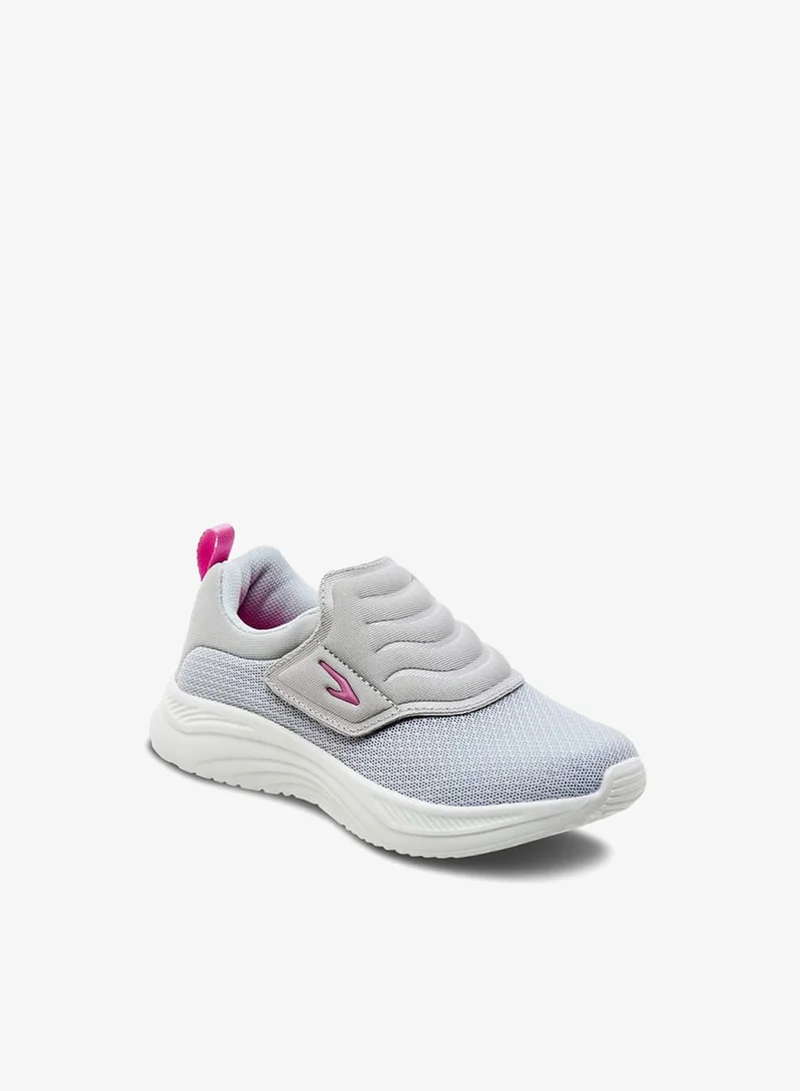 Dash Girls Textured Sneakers Hook and Loop Closure