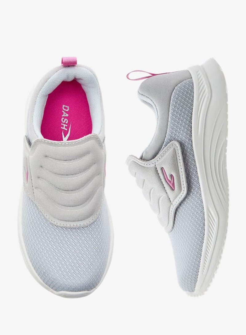 Dash Girls Textured Sneakers Hook and Loop Closure - Image 3