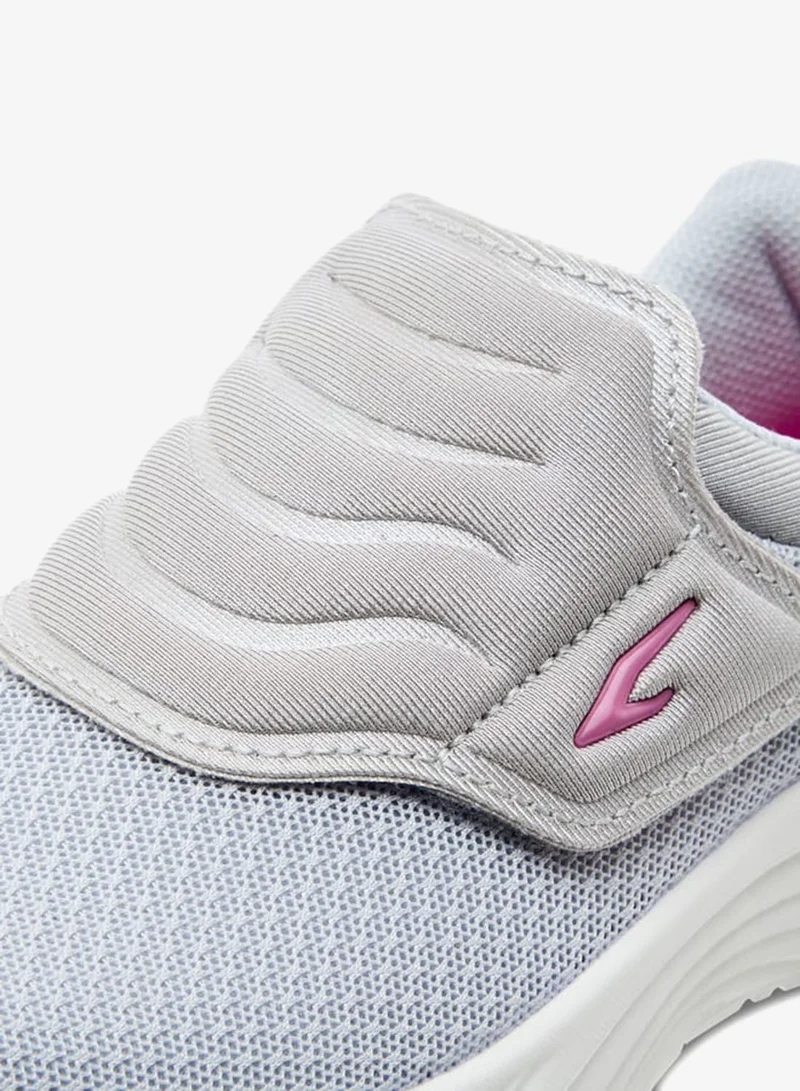 Dash Girls Textured Sneakers Hook and Loop Closure
