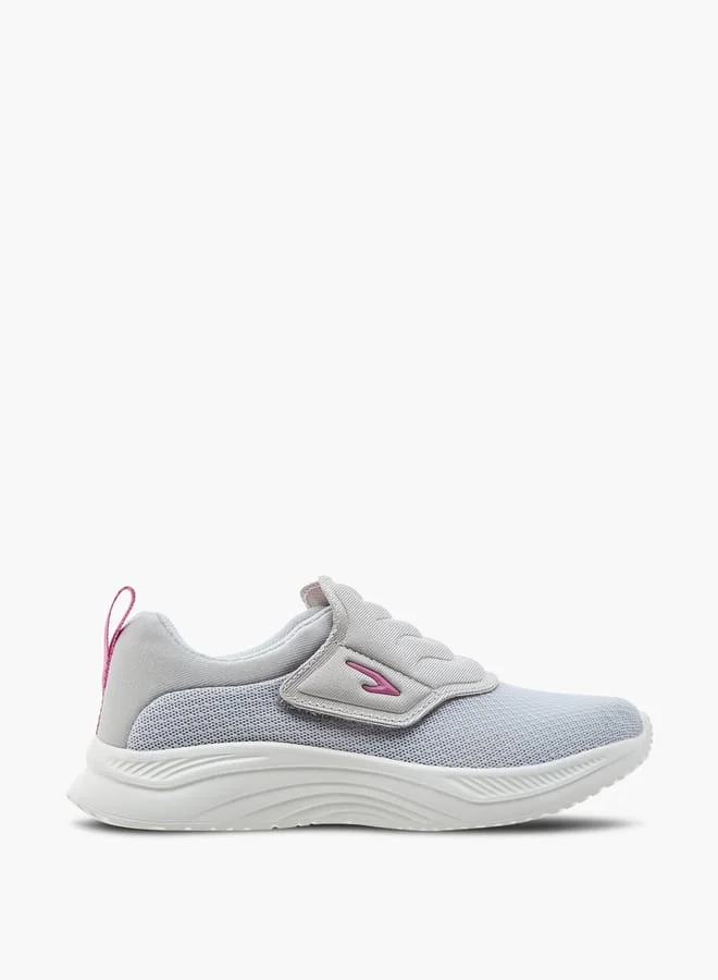 Dash Girls Textured Sneakers Hook and Loop Closure