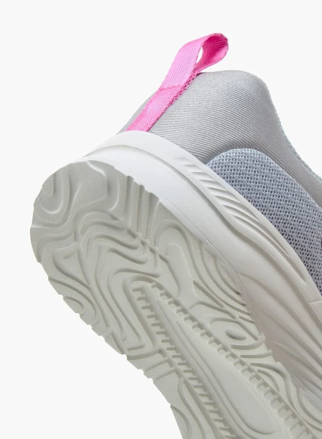Dash Girls Textured Sneakers Hook and Loop Closure