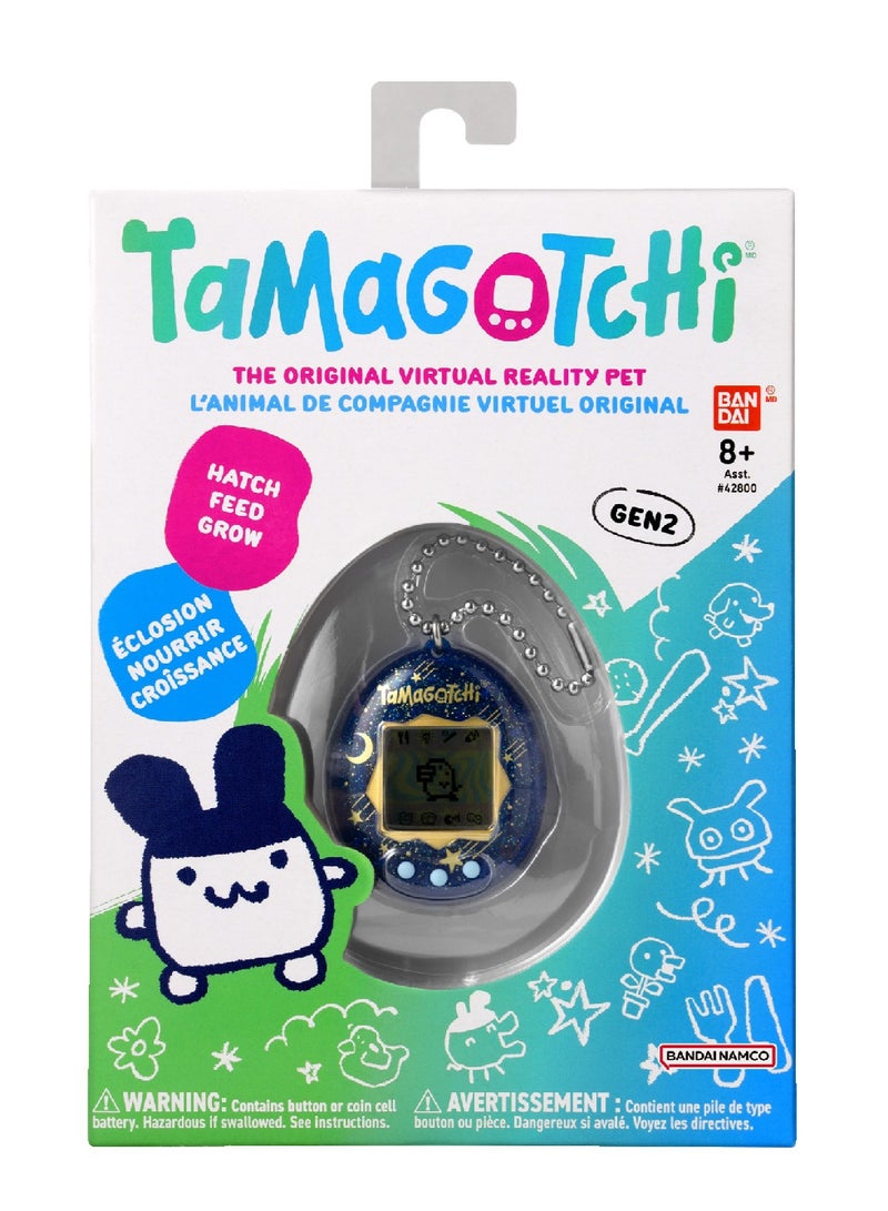 Tamagotchi Original Starry Night, Battery Operated | Electronic Pet | Retro Virtual Pet | Interactive Game | Original Digital Pet | Imaginative Role-Play and Nurturing Skills Ideal for Kids, Girls and Boys - Image 1