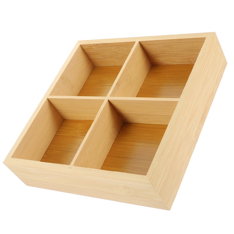 2pcs Divided Serving Case Dried Fruit Container 4-compartment Snack Candy Case - Image 5