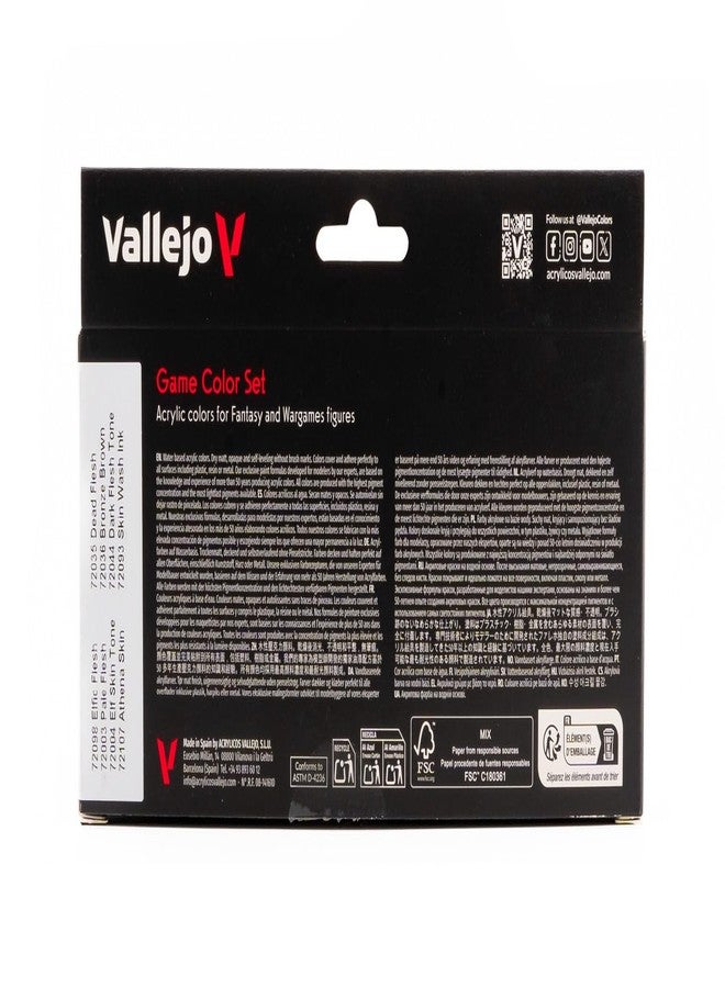 Vallejo AV Game Color Set - Skin Tone (x8) - Image 2