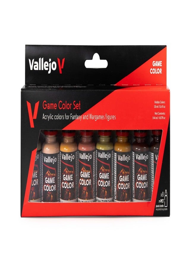 Vallejo AV Game Color Set - Skin Tone (x8) - Image 1