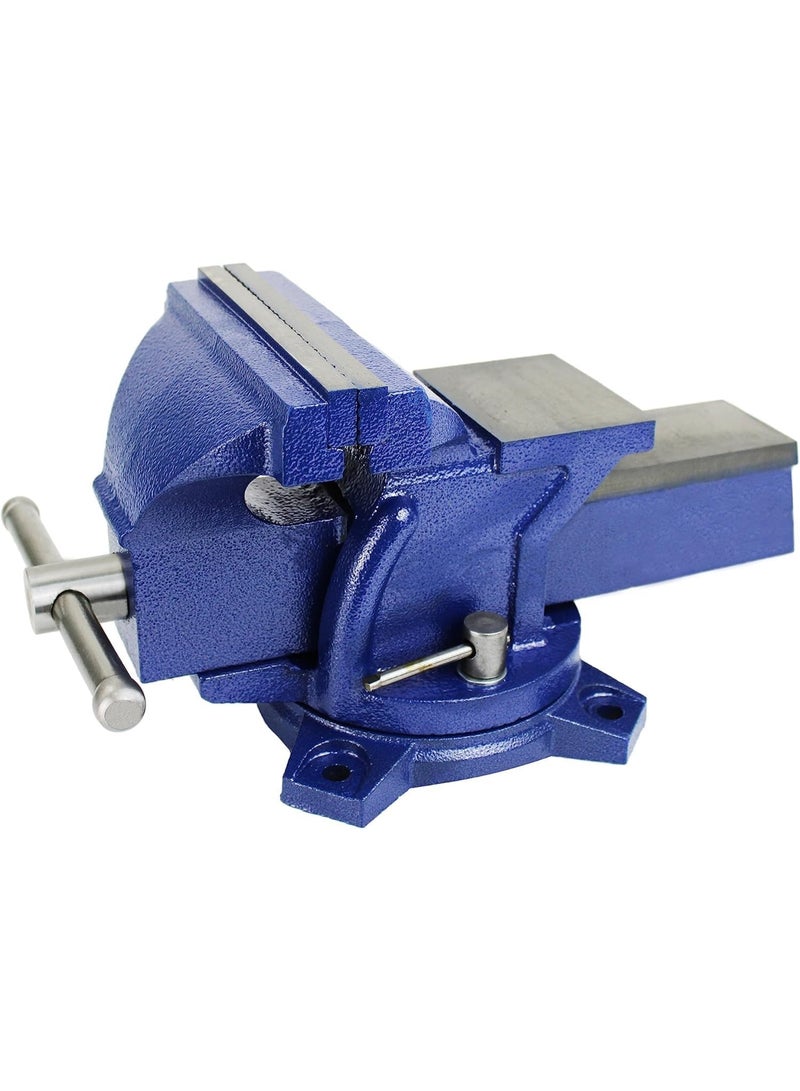Emerald Heavy Duty Bench Vise - 360 Swivel Base with Lock, Big Size Anvil Top (8'') - Image 1