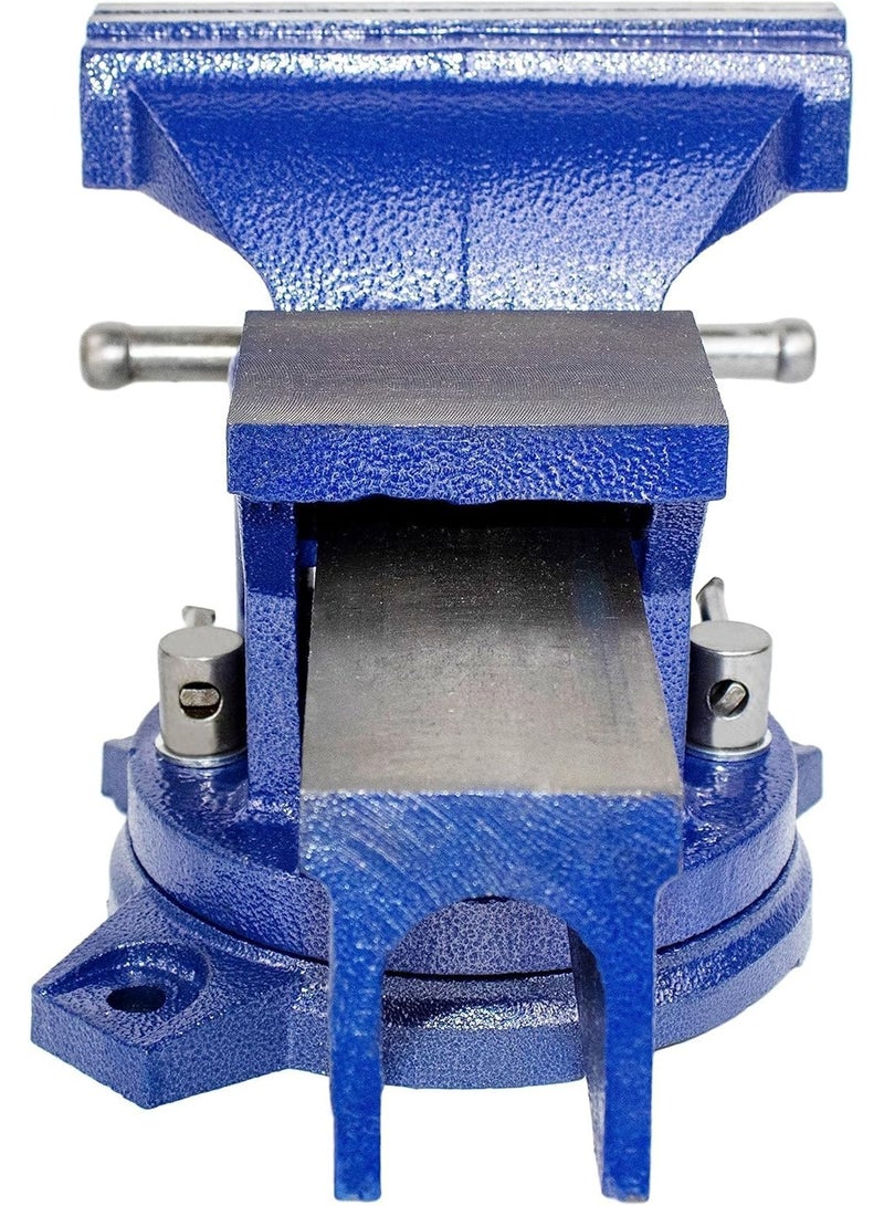 Emerald Heavy Duty Bench Vise - 360 Swivel Base with Lock, Big Size Anvil Top (8'') - Image 2