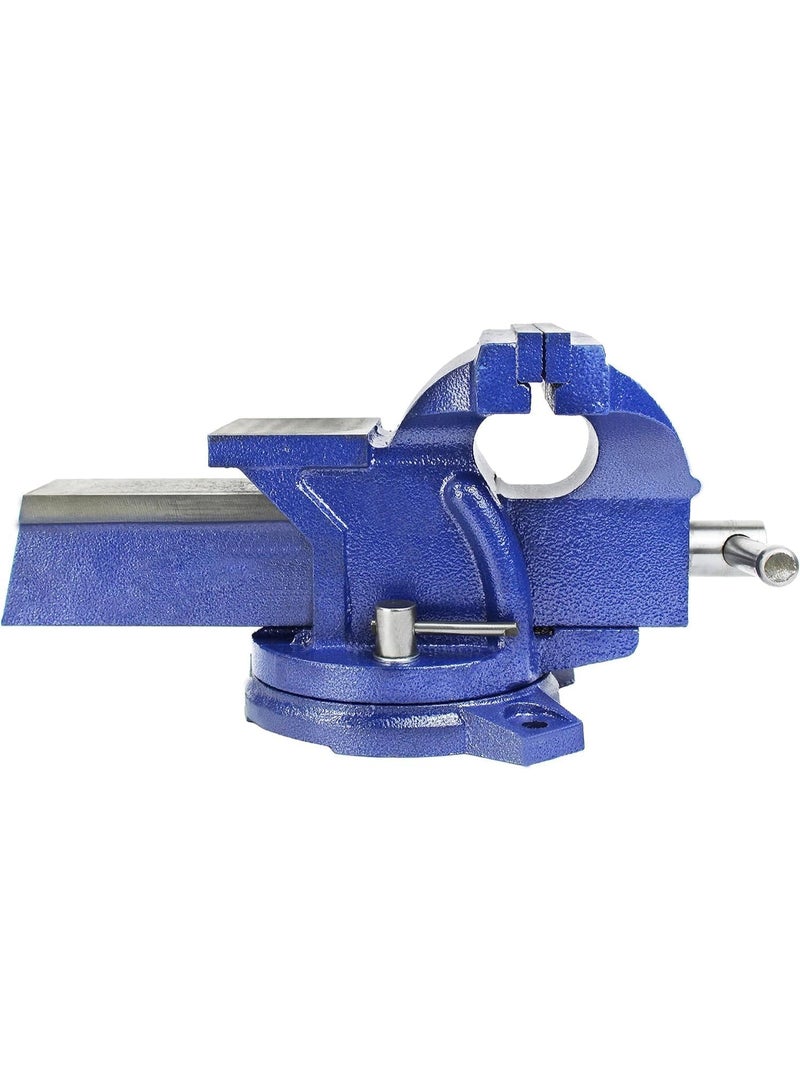Emerald Heavy Duty Bench Vise - 360 Swivel Base with Lock, Big Size Anvil Top (8'') - Image 4