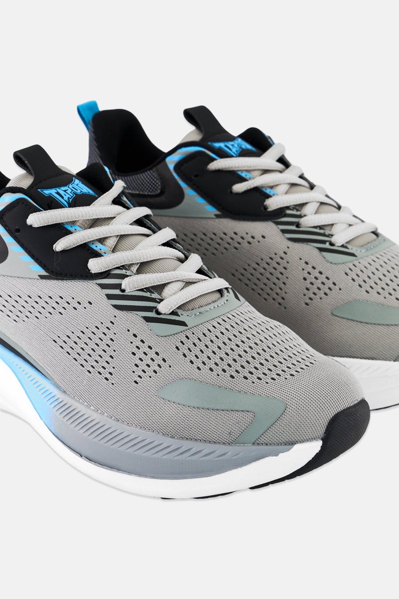 TapouT Men Lace Up Outdoor Shoes, Grey - Image 3