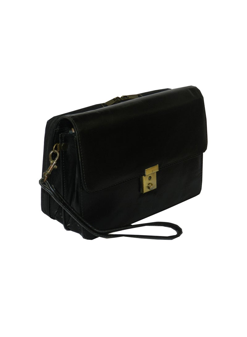 LAVERI LEATHER Laveri Genuine Leather Designer Hand Pouch For Travel  - Image 1
