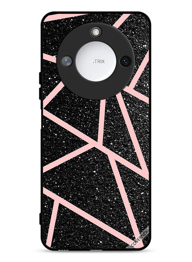 Covernex Honor X60 5G Protective Case Cover Glitters & Paths Pattern - Image 1