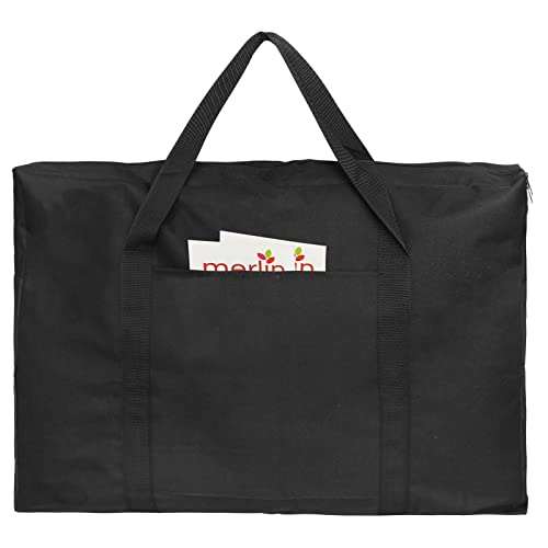 Cupohus 25" x 37" Lightweight Art Portfolio Bag (Edition 2.0) with Outer Pockets and Handle, Student Carry Transport Storage Bag for 24" x 36" Artworks - Image 1