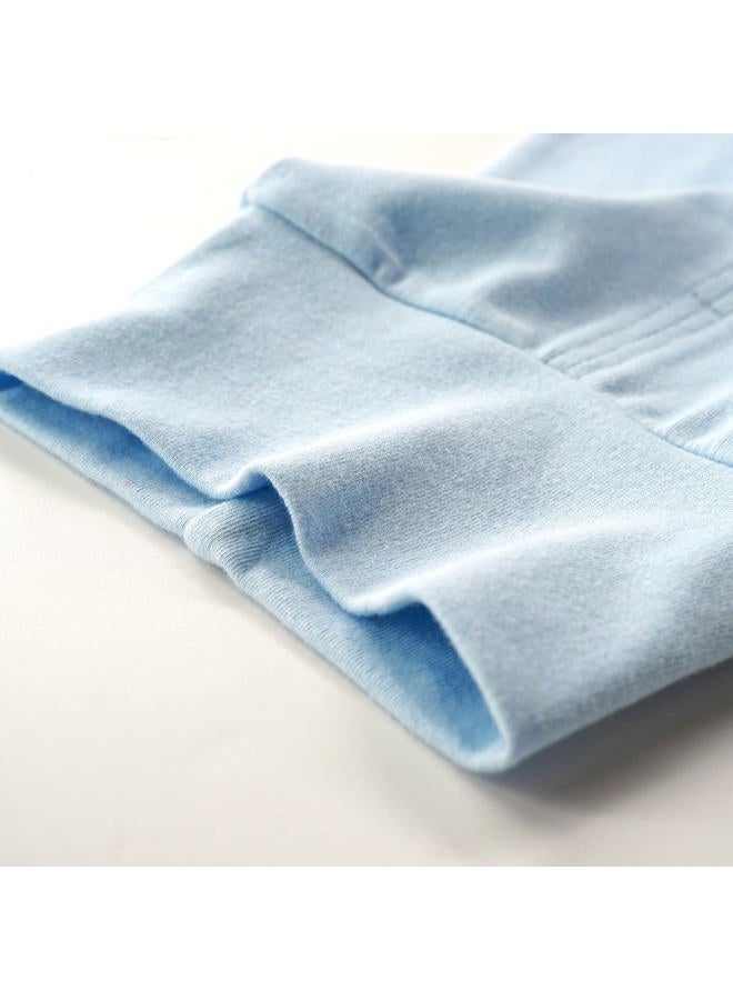 Teach Leanbh Infant Baby 3 Pack Footed Pants Cotton High Waist Casual Leggings 0-12 Months (3 Months, D) - Image 4