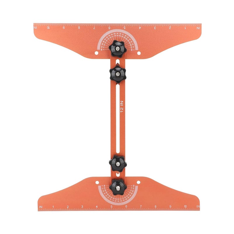 Adjustable Stair Tread Gauge Template Tool for Flat and Spiral Stairs Home Renovation - Image 5