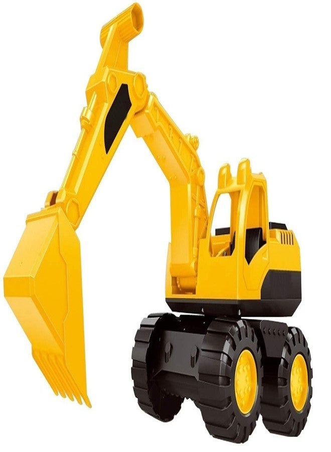 ISTOSY Unbreakable Automobile Construction Engineering Toy Friction Powered Dumper Truck Pull Back City Excavator Vehicles Toys for Kids Boys Girls - Image 1