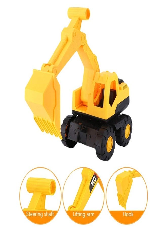 ISTOSY Unbreakable Automobile Construction Engineering Toy Friction Powered Dumper Truck Pull Back City Excavator Vehicles Toys for Kids Boys Girls - Image 4